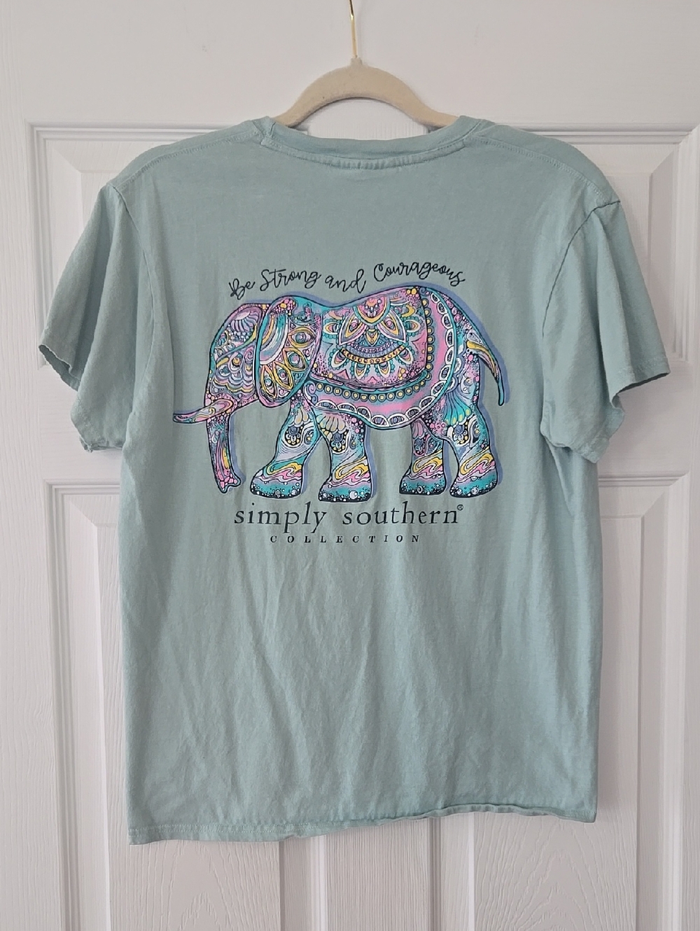 Simply Southern Paisley Elephant T-shirt